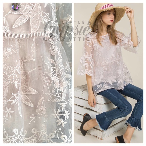 POL Fairy Angel 2 Piece Baby Doll Top - Picture 10 of 12